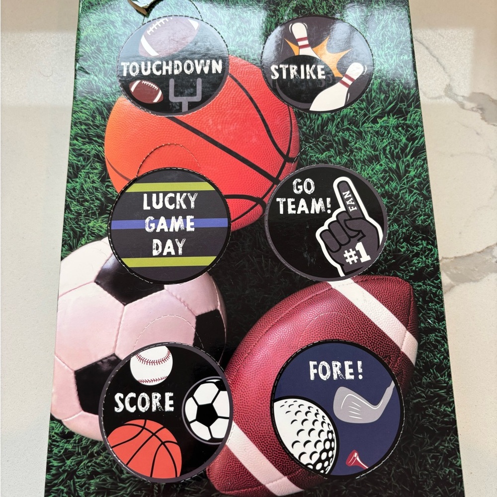 New Muk Luks Dad Game Day Socks